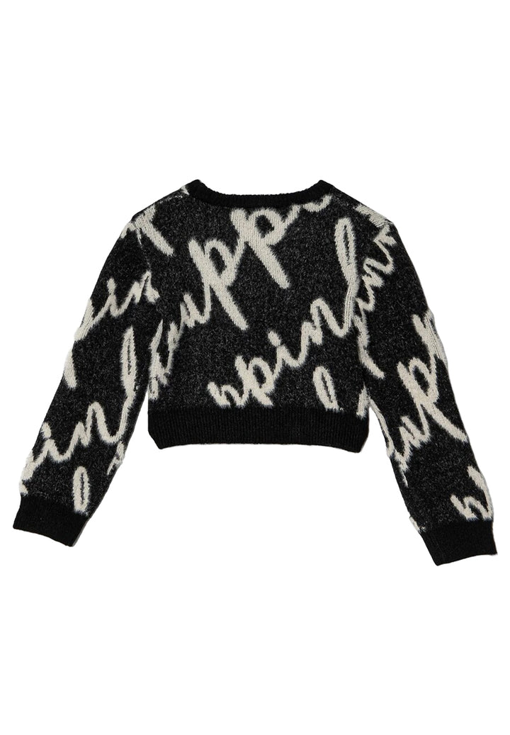 Maglione nero per bambina