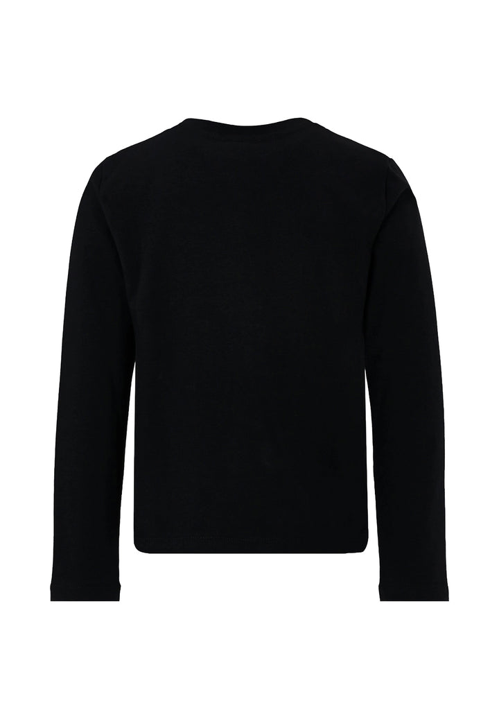 T-shirt nera per bambina