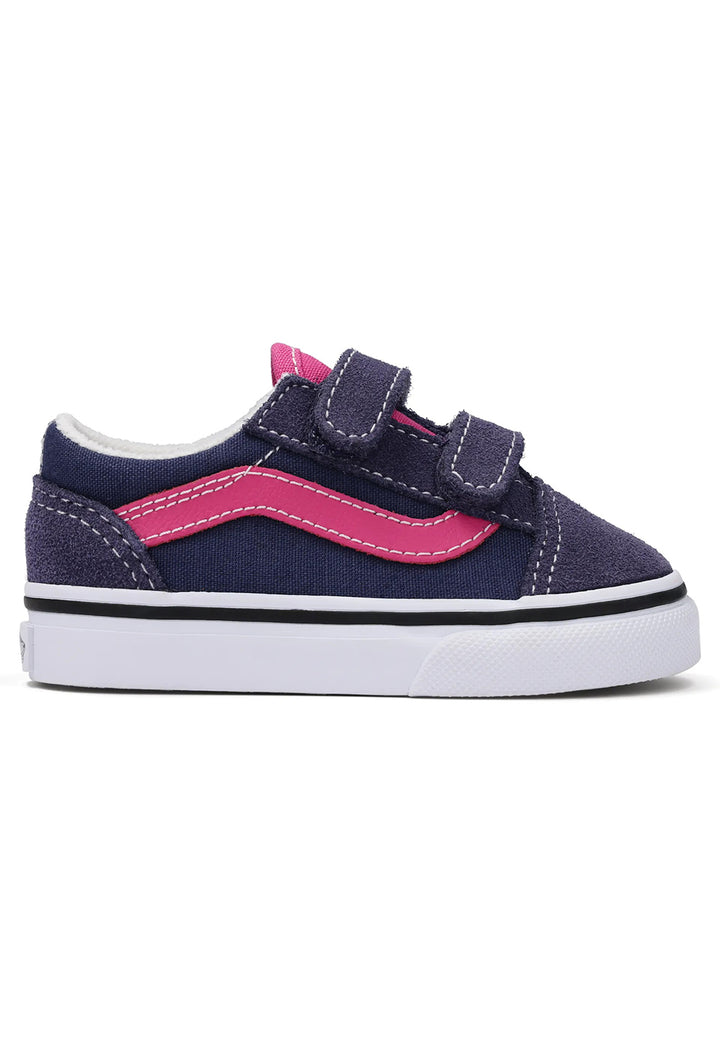 Scarpe viola-rosa per neonata