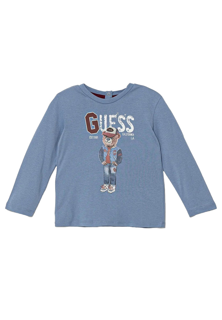 T-shirt celeste per neonato