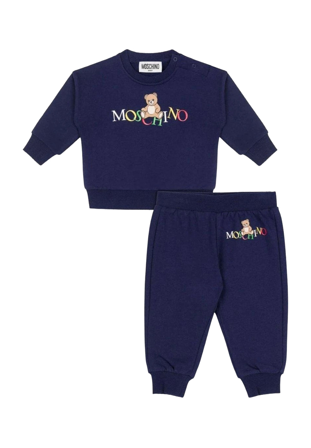 Completo felpa blu per bambino