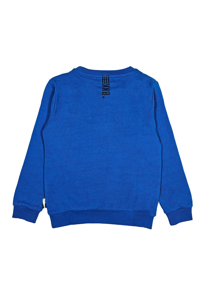 Royal blue crewneck sweatshirt for boy