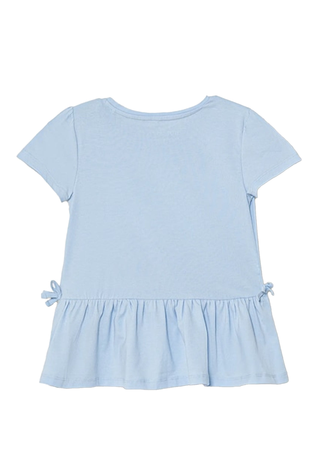 T-shirt celeste per neonata