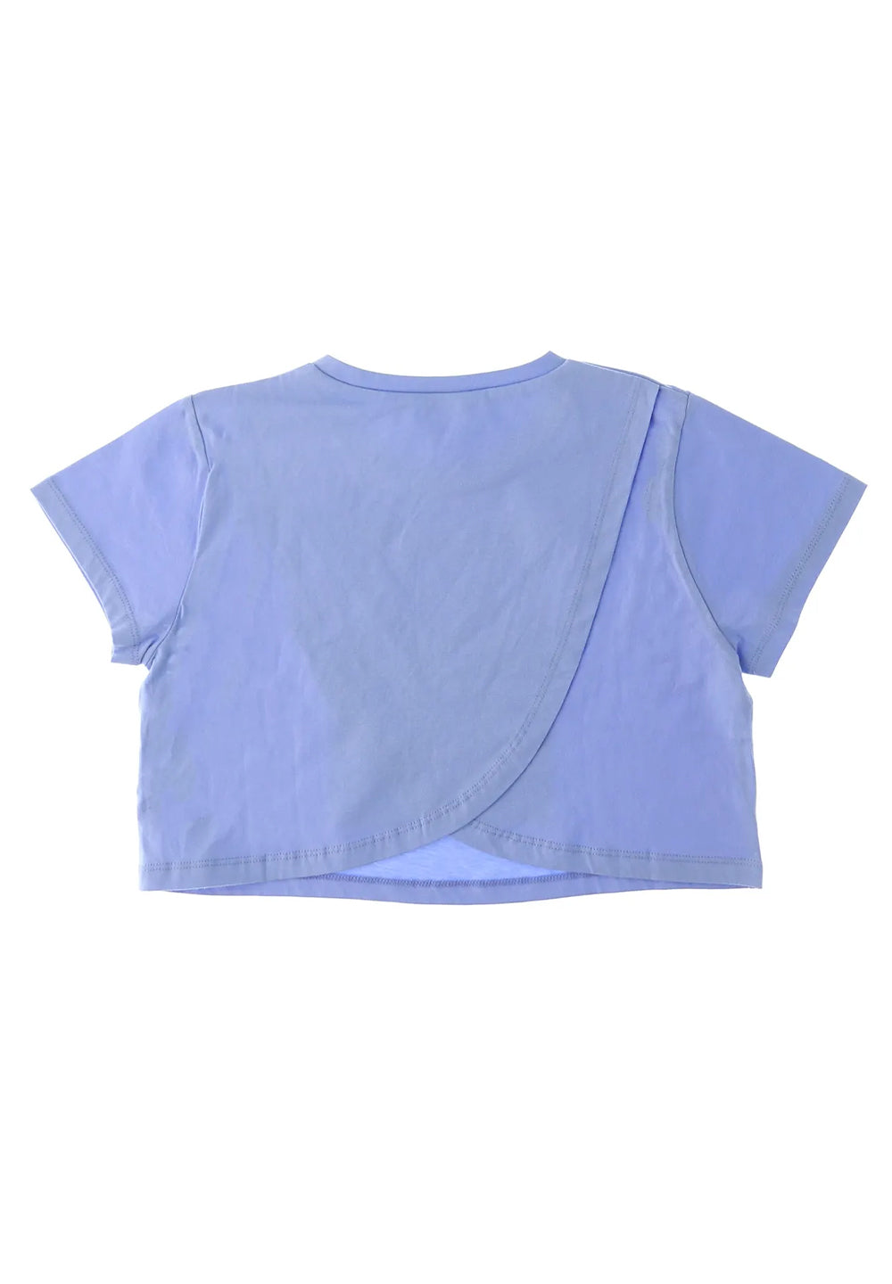 T-shirt blu per bambina