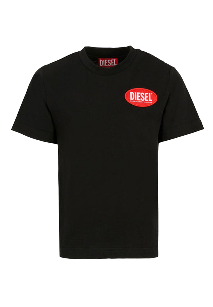 T-shirt nera per bambino