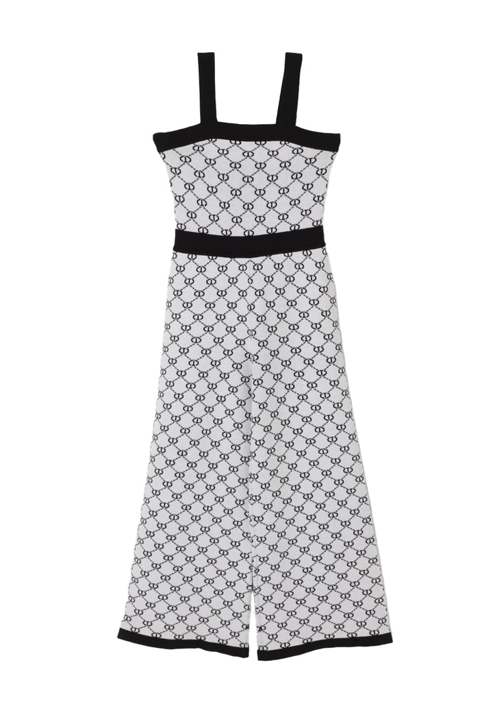 Tuta bianco-nera per bambina