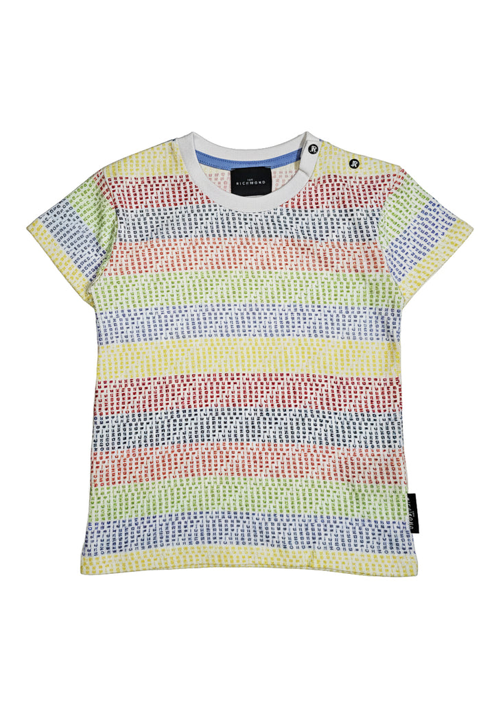 T-shirt multicolor per neonato