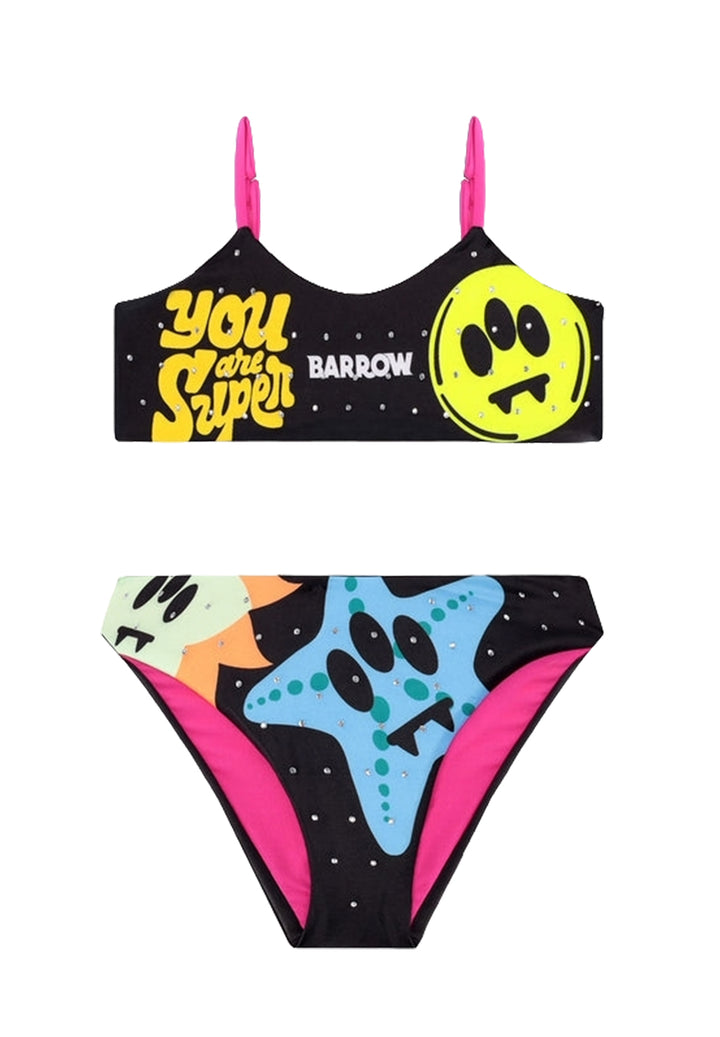 Costume bikini nero per bambina