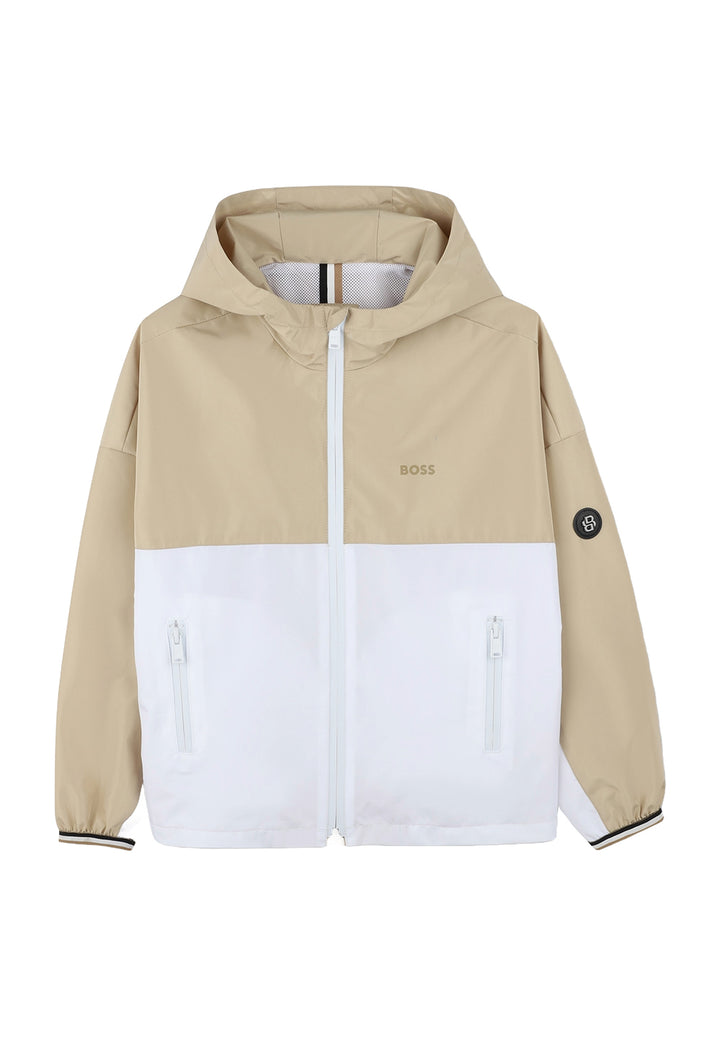 Giubbino beige per bambino