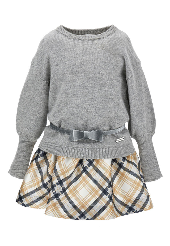 Vestito grigio per bambina