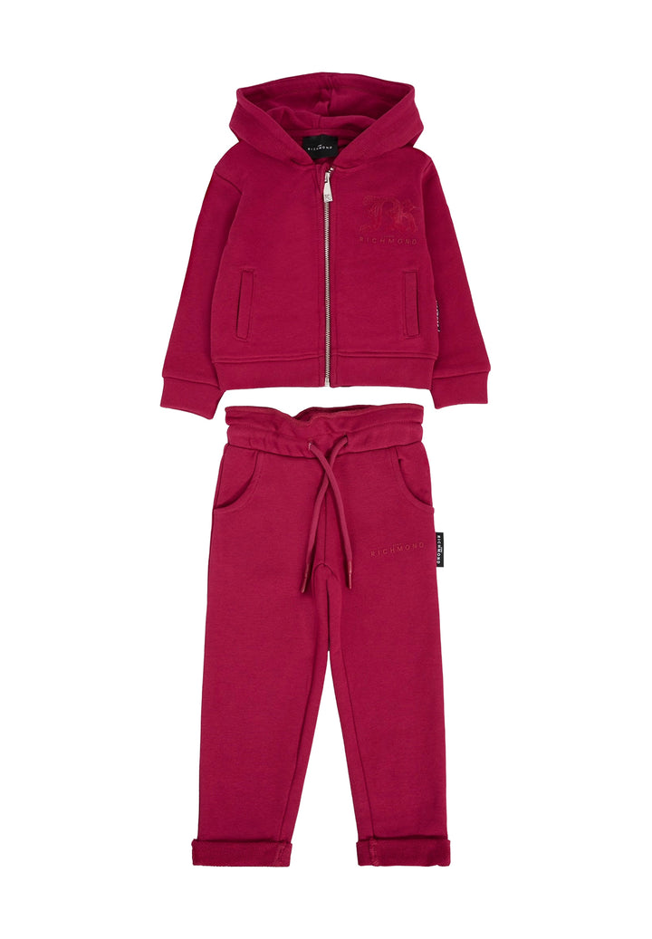 Completo felpa fuxia per neonata