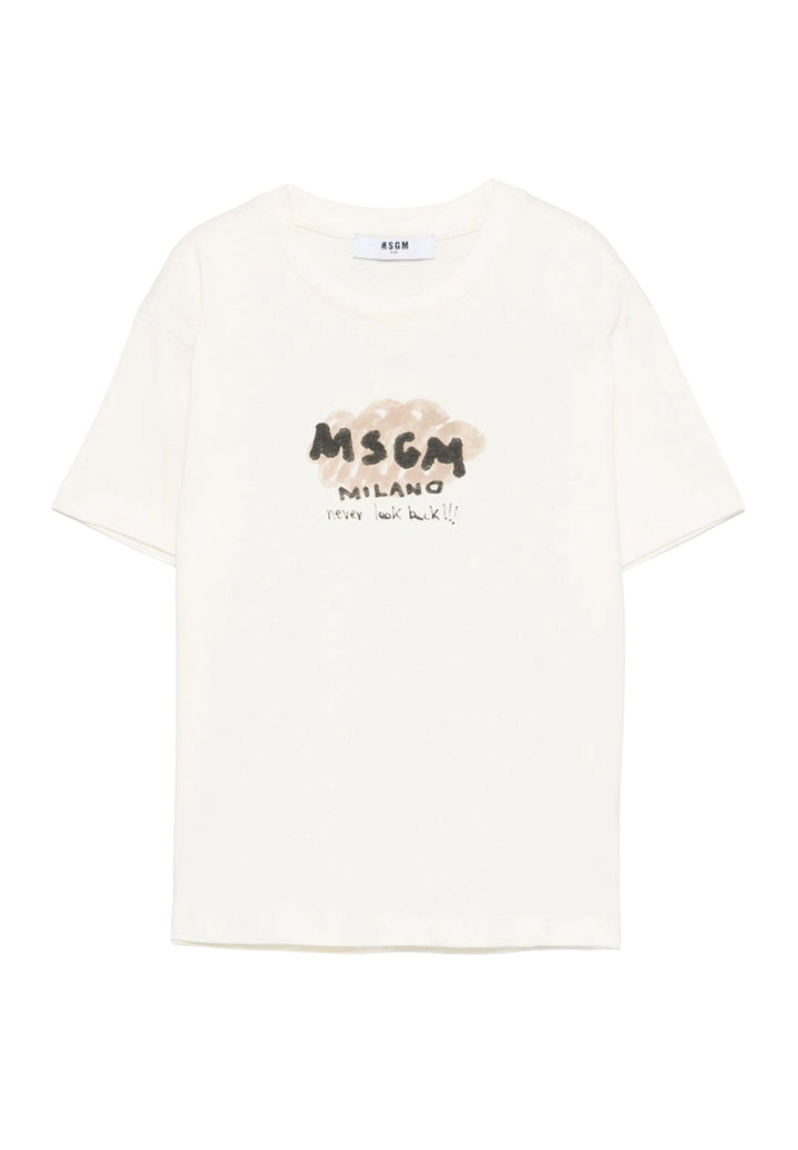 T-shirt crema per bambino