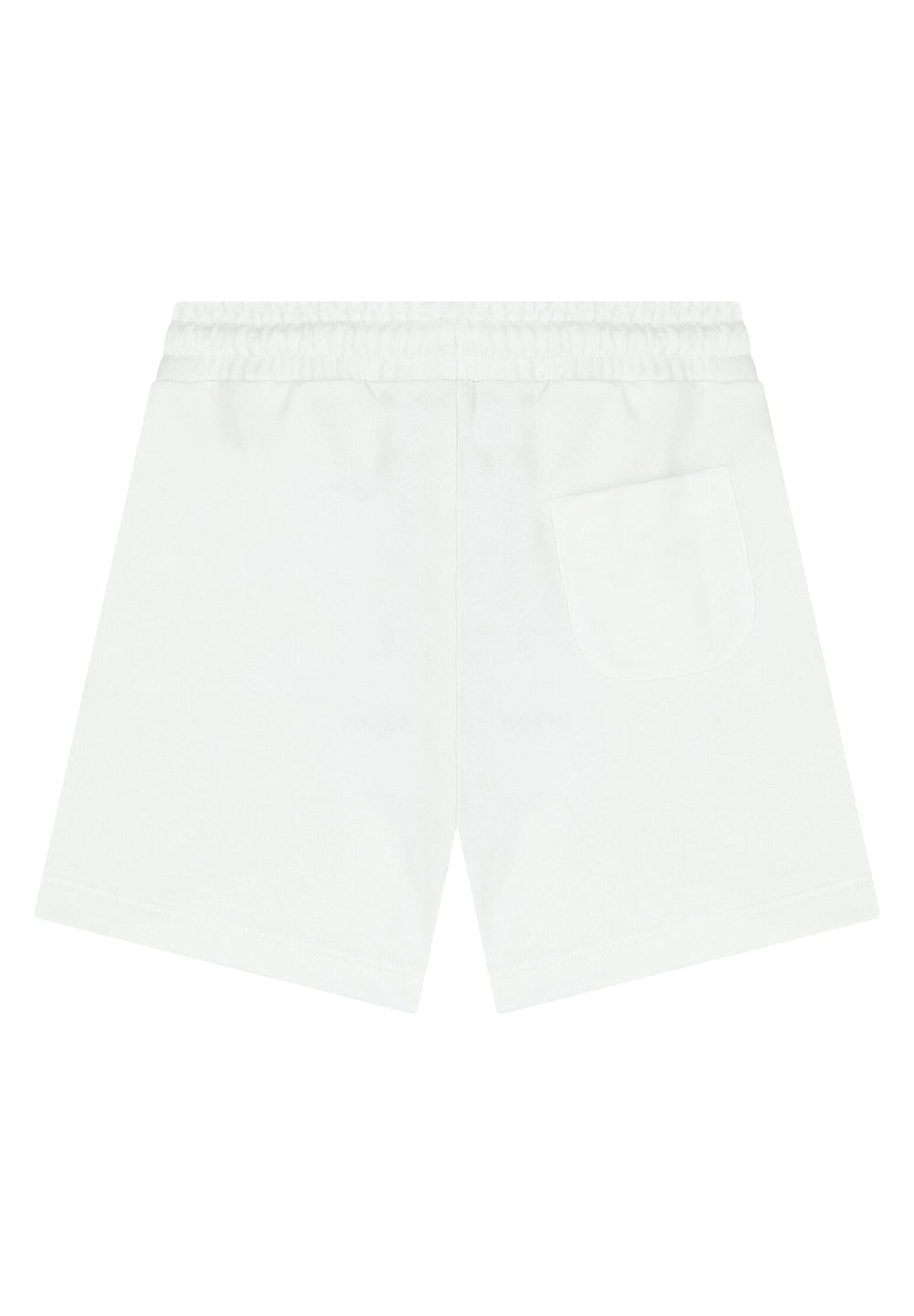 Bermuda felpa bianco per bambino