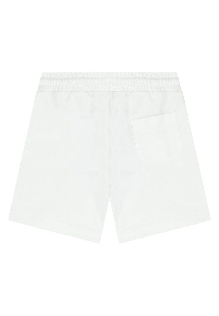 Bermuda felpa bianco per bambino