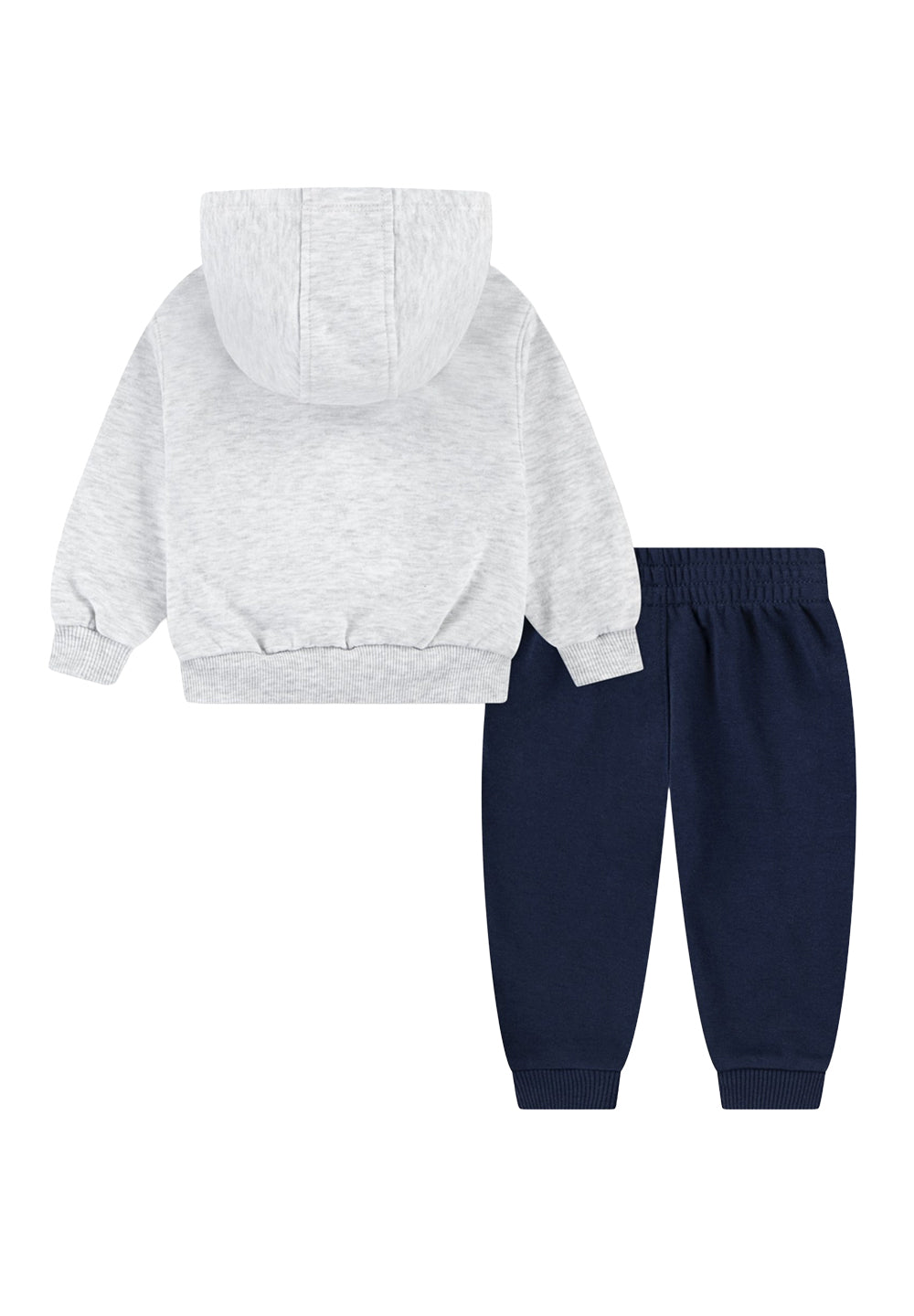 Completo felpa grigio per neonato