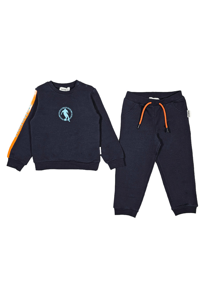 Blaues Sweatshirt-Set für Jungen