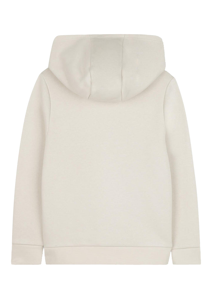 Felpa cappuccio sabbia per bambino