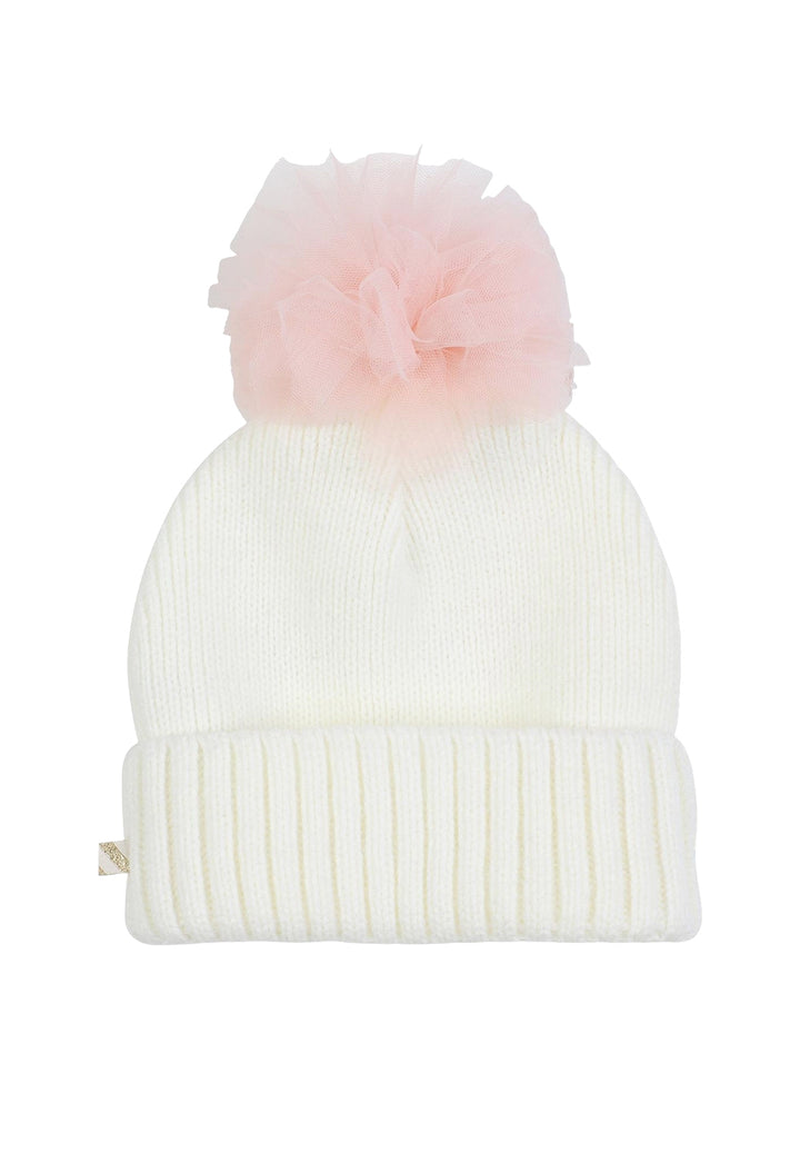 Cappello avorio per bambina