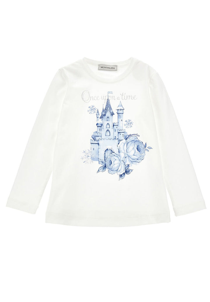 Cream t-shirt for girls