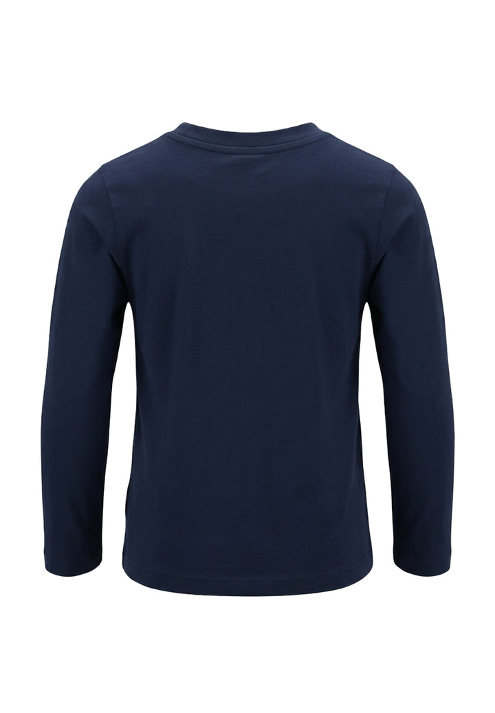 T-shirt blu navy per neonato