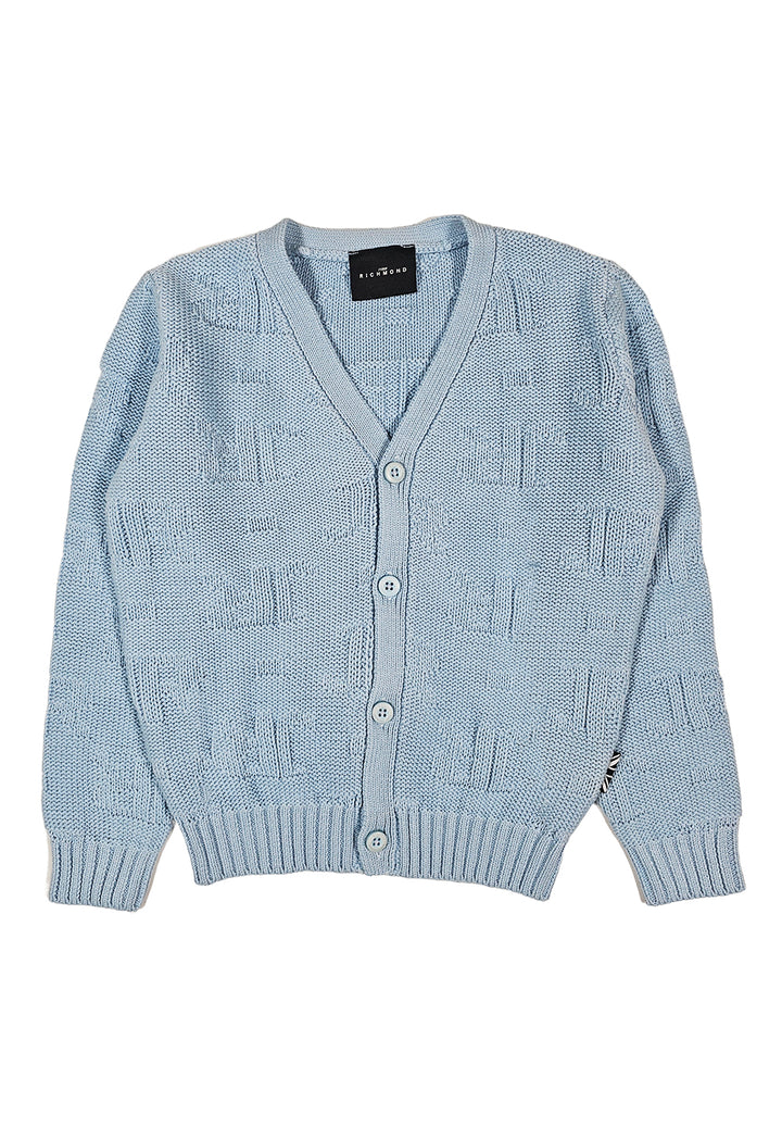 Cardigan celeste per bambino