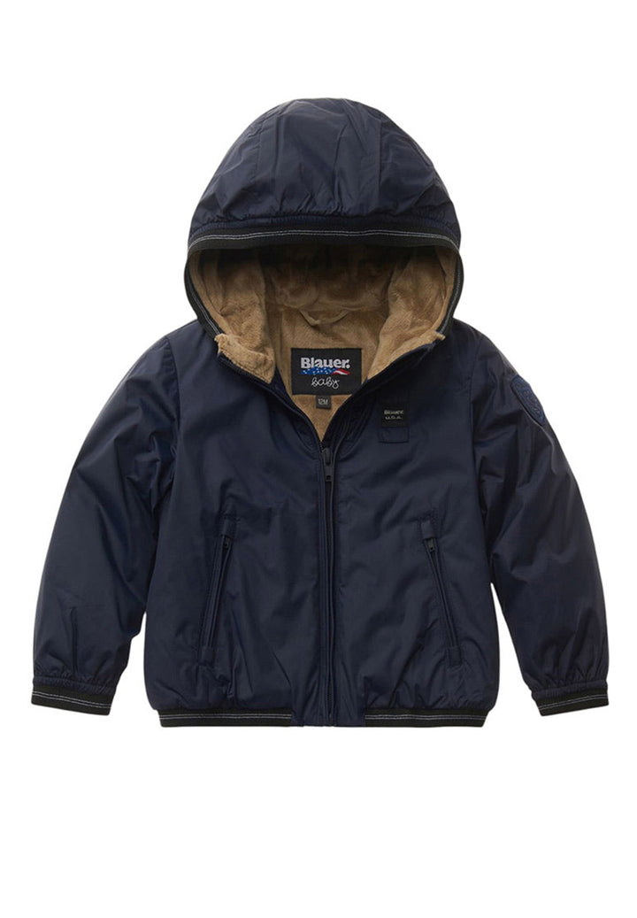 Giubbotto blu per neonato