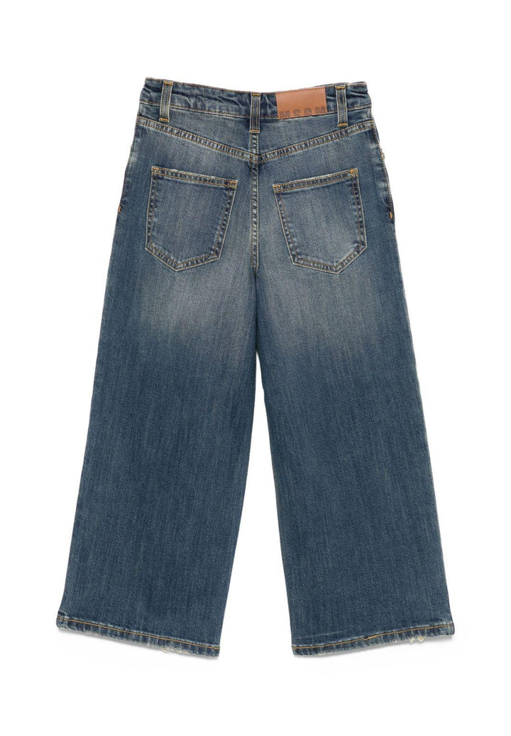Jeans blu denim per bambina