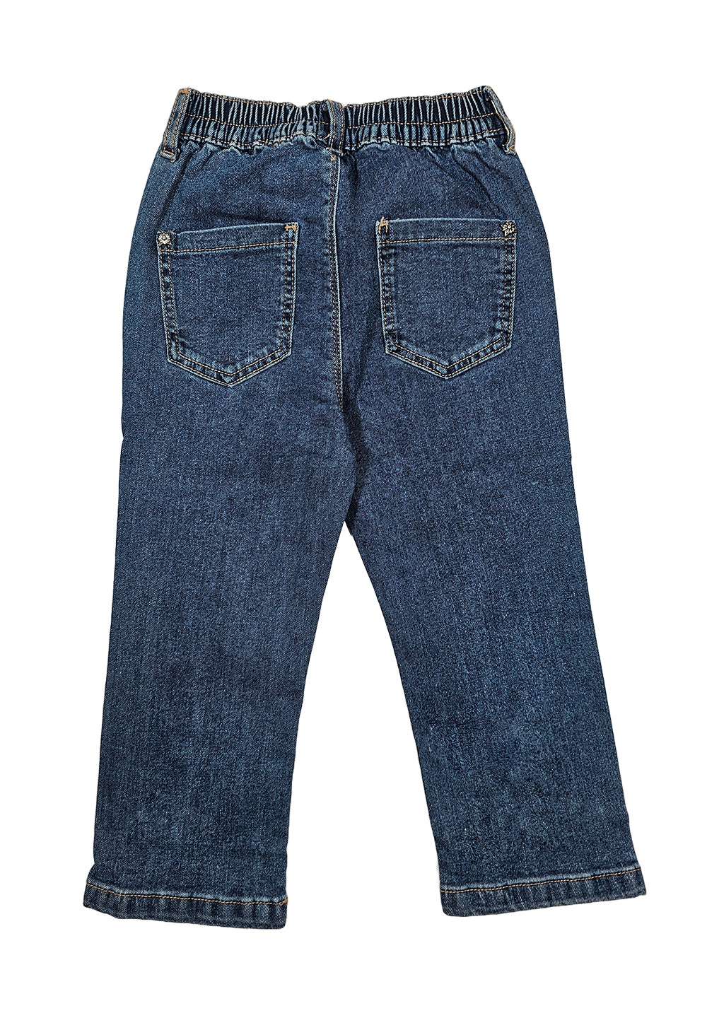 Jeans blu denim per neonata