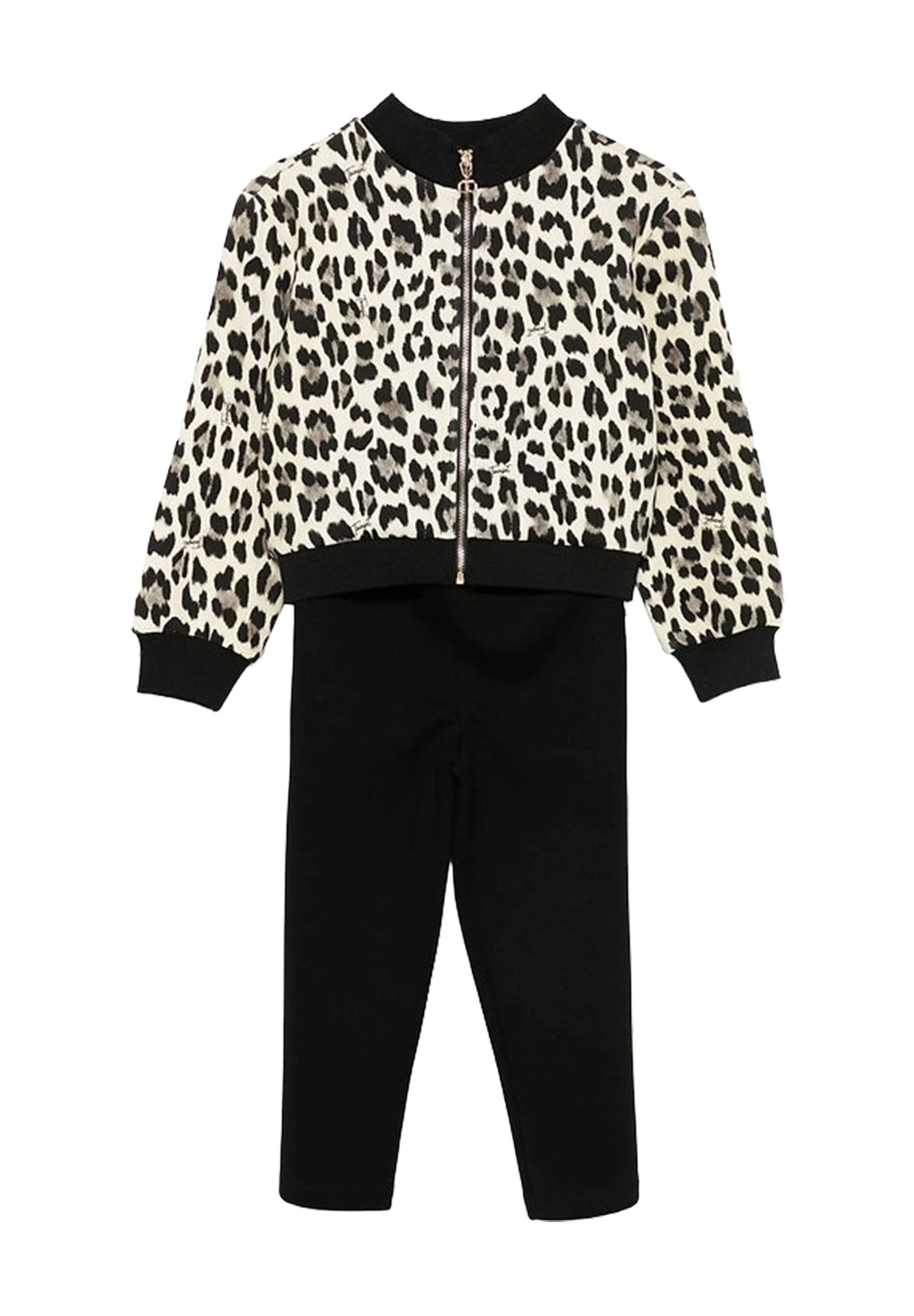 Completo leopardato per bambina