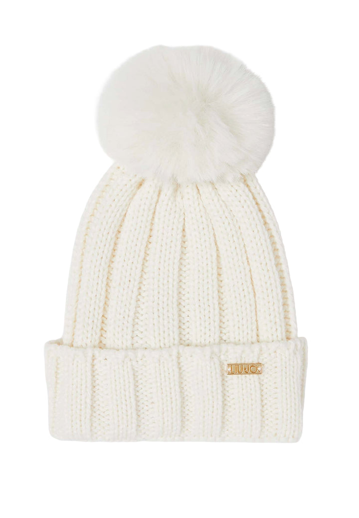 Cappello panna per bambina