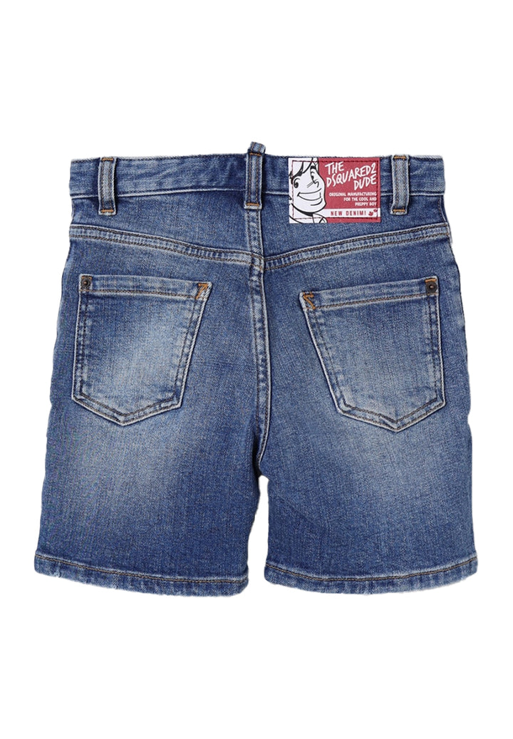 Bermuda denim blu per bambino