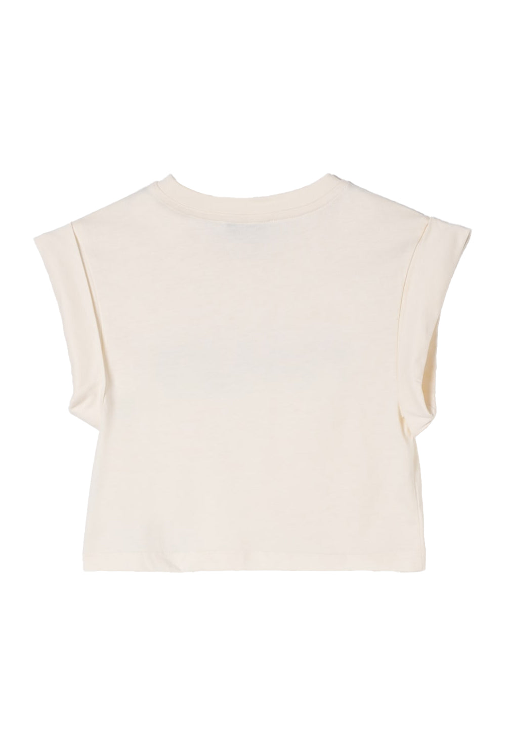 T-shirt crema per bambina