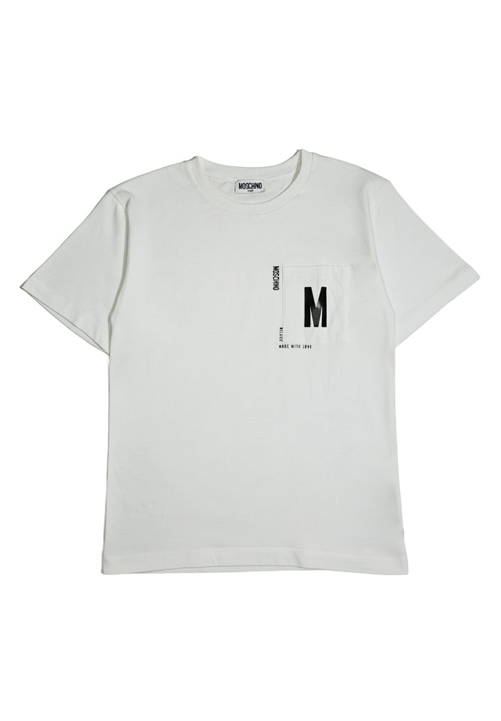 T-shirt bianca per bambino