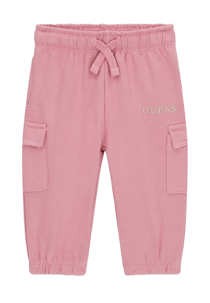 Pantalone felpa rosa per bambina