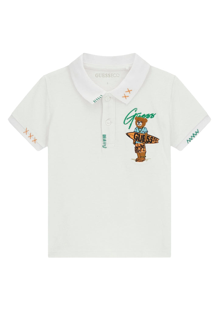 Polo bianca per bambino