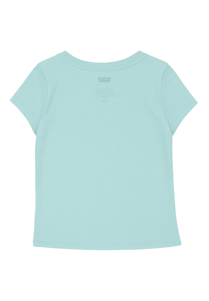 T-shirt verde acqua per bambina