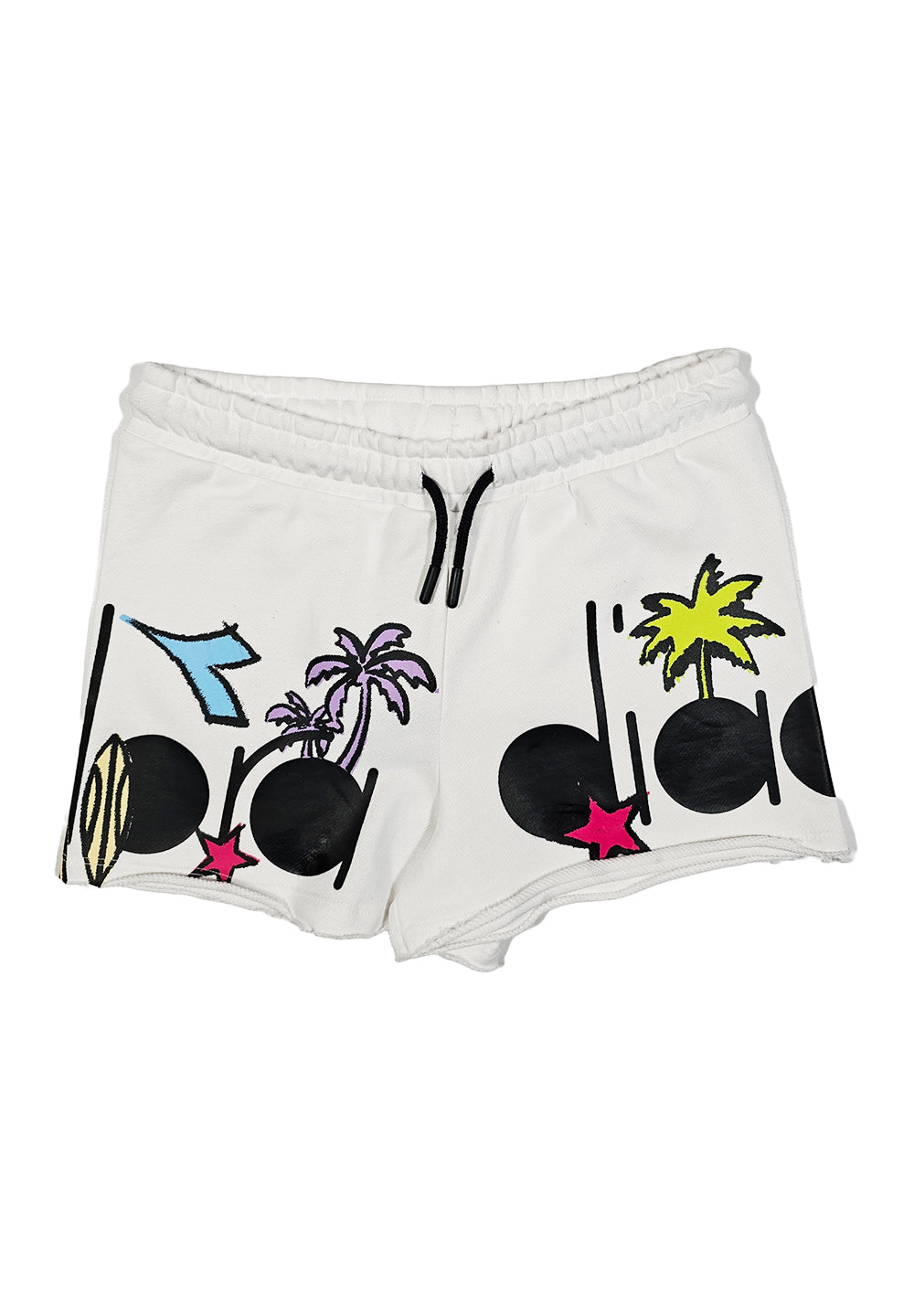 Short felpa bianco per bambina - Primamoda kids