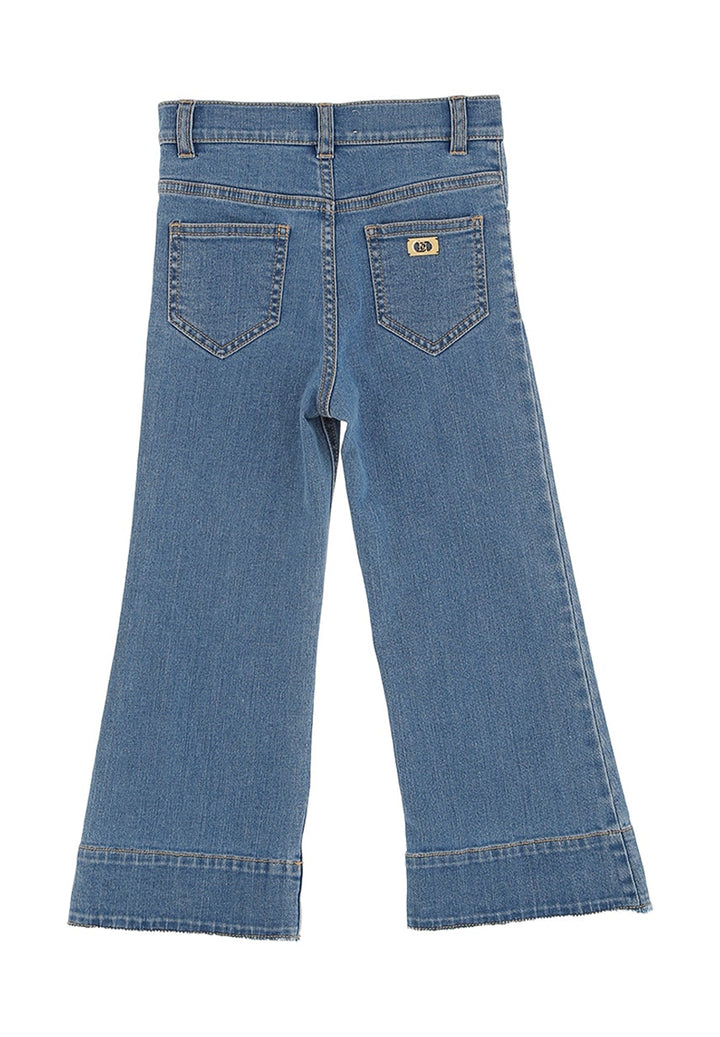Jeans blu denim per bambina