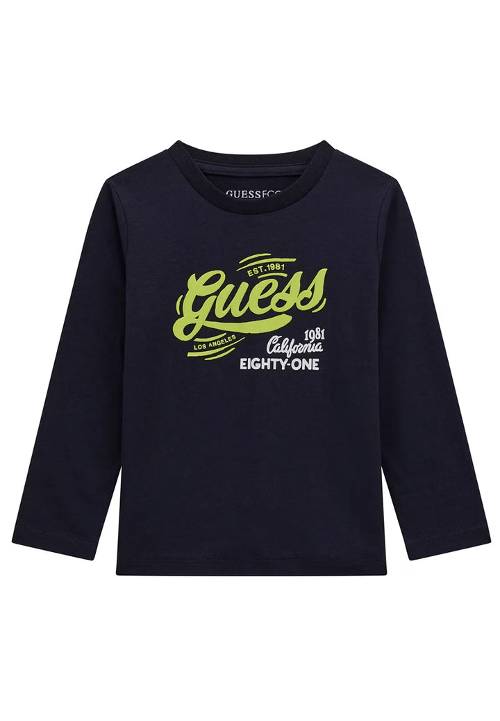 T-shirt blu navy per bambino