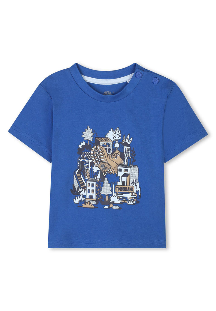 T-shirt blu per bambino