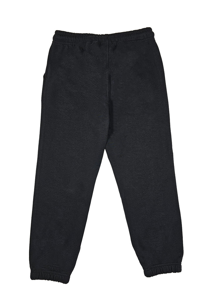 Pantalone felpa nero per bambina