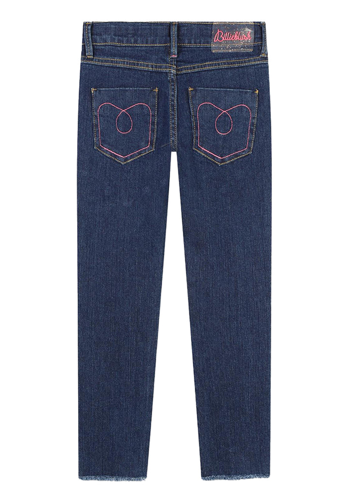 Jeans blu denim per bambina