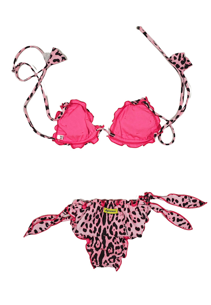 Costume bikini rosa per bambina