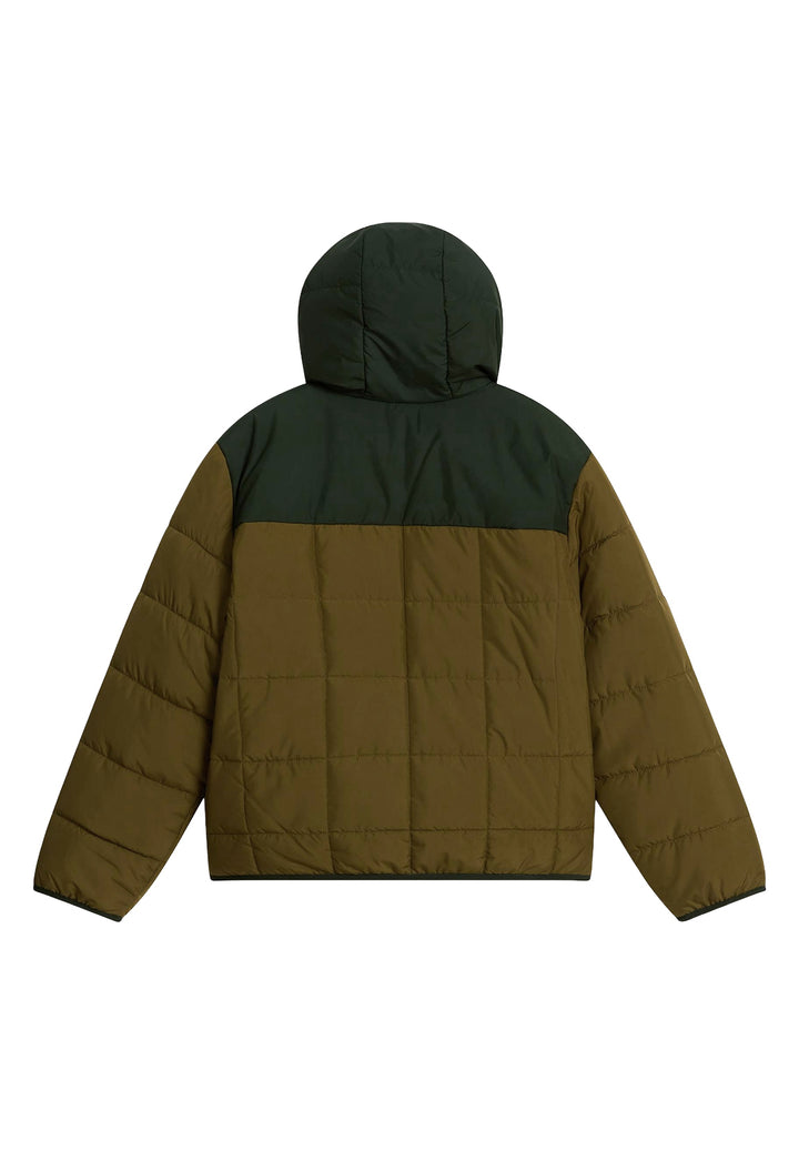 Giubbotto reversibile verde per bambino