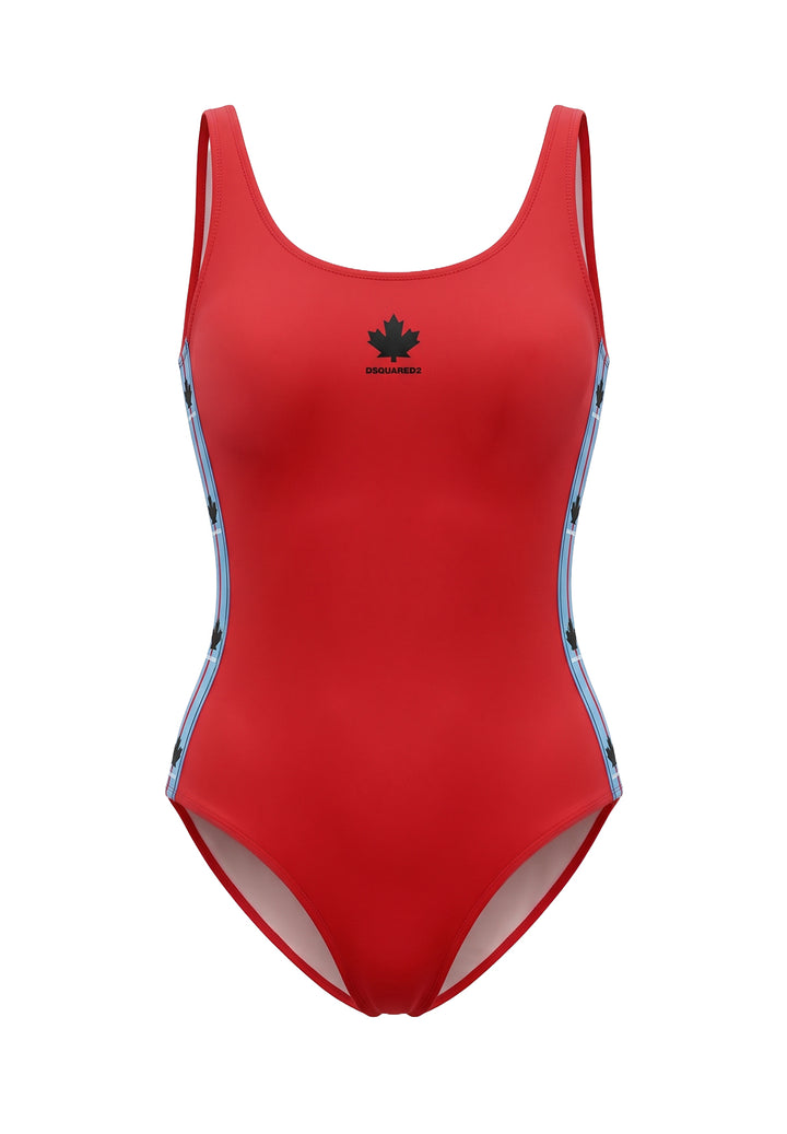 Costume intero rosso per bambina