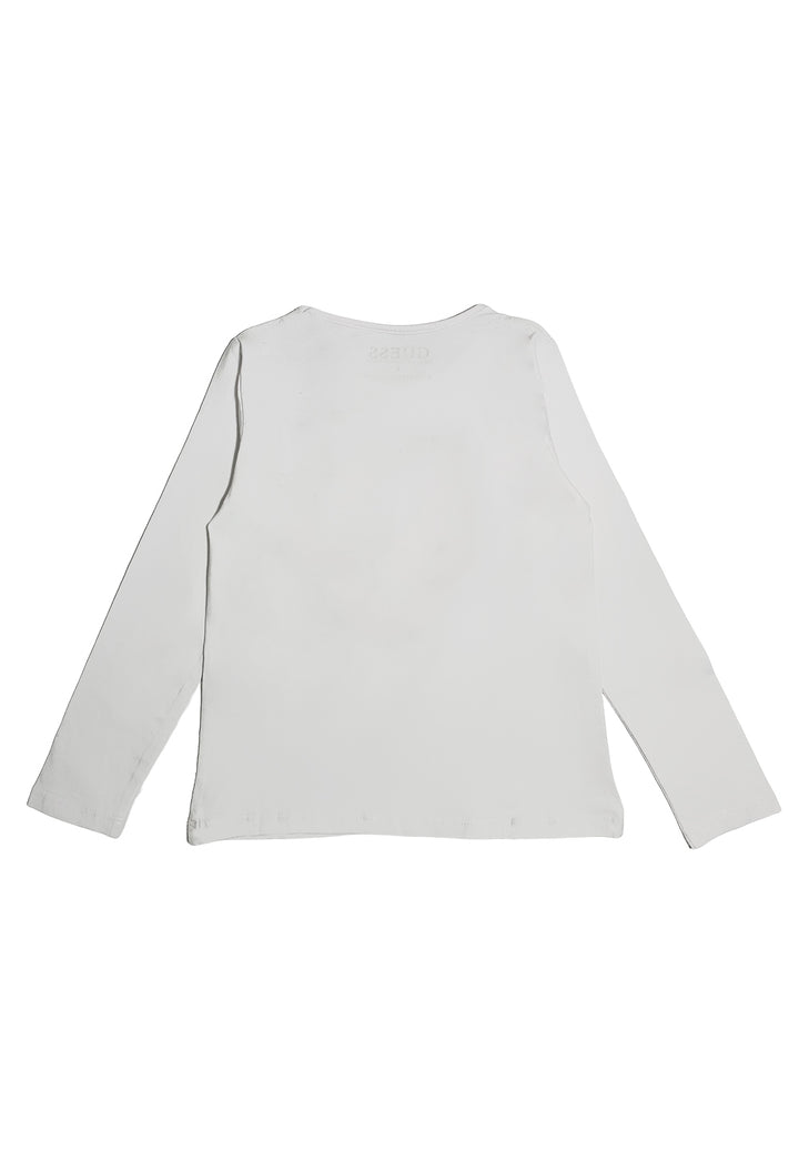 T-shirt bianca per bambina