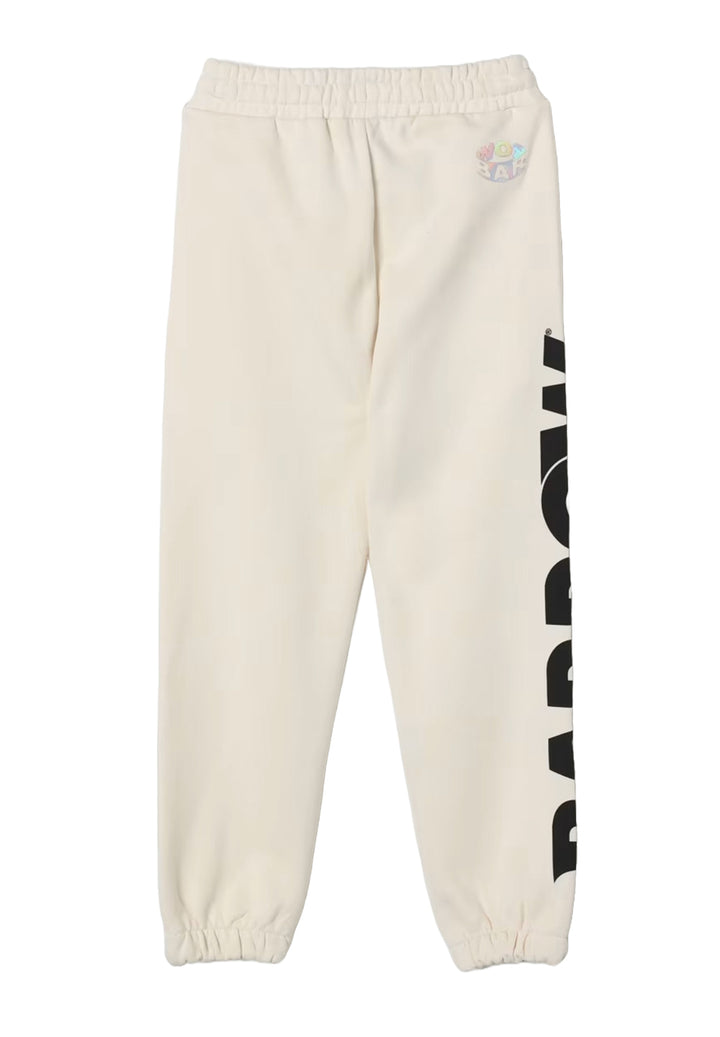 Pantalone felpa crema per bambino