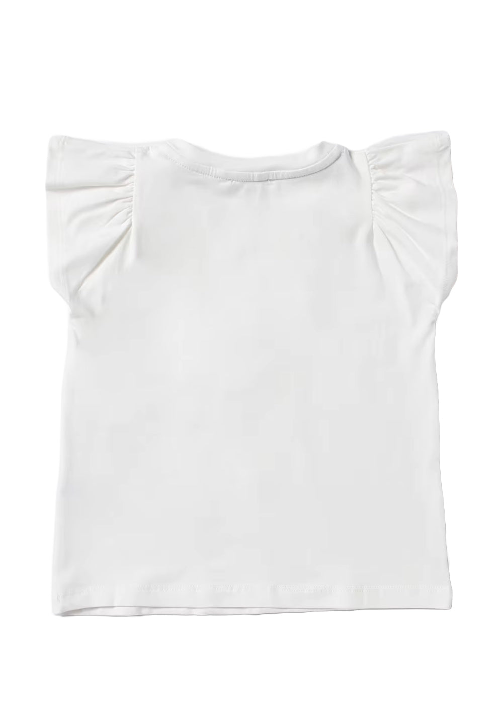 White-fuchsia t-shirt for girls