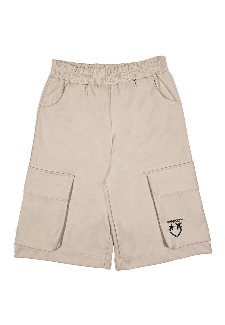 Bermuda beige per bambina