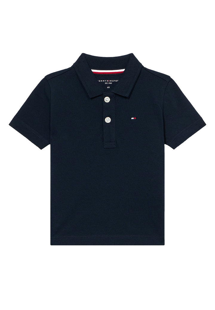 Polo blu per neonato